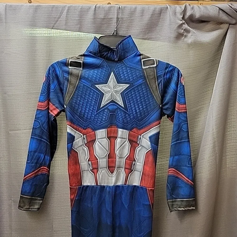 Rubies Brand Marvel Avengers Captain American‎ Costume Size M 7-8